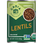 Cadia Canned Organic Lentils - Front view