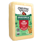 Organic Valley Grassmilk Raw Cheddar Cheese - Front view