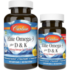 Carlson Elite Omega 3+D&K, 60+30 softgels