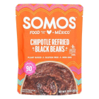 SOMOS Chipotle Refried Black Beans, 10 oz. 