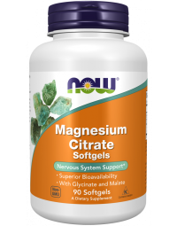 NOW Foods Magnesium Citrate - 90 Softgels