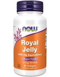 NOW Foods Royal Jelly 1000 mg - 60 Softgels