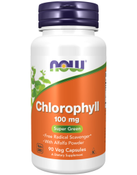 NOW Foods Chlorophyll 100 mg - 90 Veg Capsules