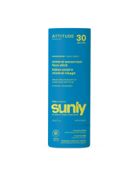 Attitude Kids Mineral Sunscreen Face Stick SPF 30 Unscented - Front view