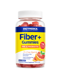 Enzymedica Fiber+ Gummies Blood Orange - Front view