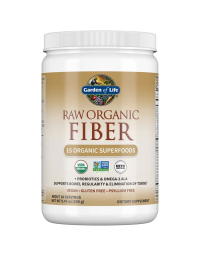 Garden of Life RAW Fiber Organic Powder, Unflavored, 9 oz.