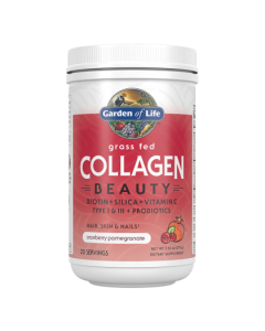 Garden of Life Grass Fed Collagen Beauty, Cranberry Pomegranate, 20 Servings