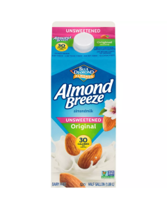 Almond Breeze Unsweetened Original Almond Milk - Front view