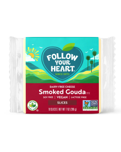 Follow Your Heart Dairy Free Cheese, Smoked Gouda Style Slices - Front view