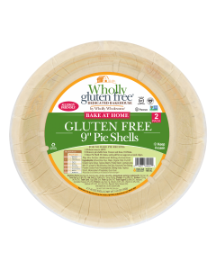 Wholly Wholesome 9inch Pie Shell Gluten Free - Front view