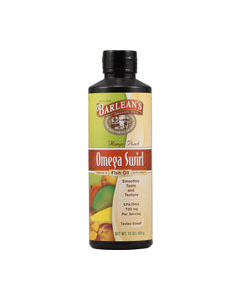 Barleans Omega Swirl Mango Peach, 16 oz.