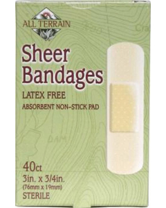 All Terrain Sheer Bandages Latex Free, 40 Ct.