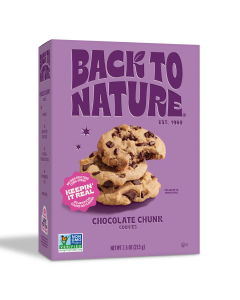 Back to Nature Chocolate Chunk Cookies - Front view