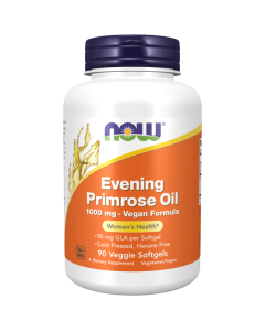 NOW Foods Evening Primrose Oil 1000 mg Vegan Formula - 90 Veggie Softgels