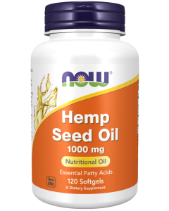 NOW Foods Hemp Seed Oil 1000 mg - 120 Softgels