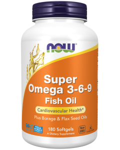 NOW Foods Super Omega 3-6-9 - 180 Softgels