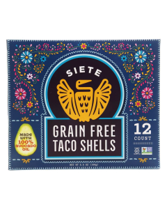 Siete Grain Free Taco Shells, 12 Count