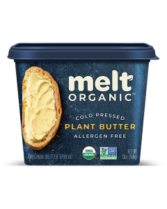 Melt Organic Cold Pressed Plant Butter - Front view