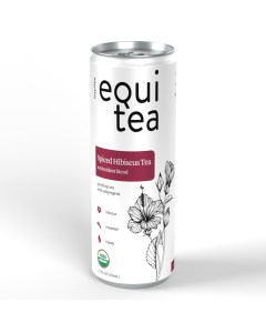 Equitea Spiced Hibiscus Tea - Front view