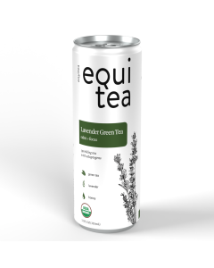 Equitea Lavender Green Tea - Front view