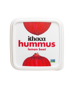 Ithaca Lemon Beet Hummus - Front view