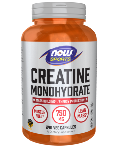 NOW Foods Creatine Monohydrate 750 mg - 240 Veg Capsules