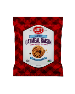 Matt's Bakery Oatmeal Raisin Soft-Baked Cookies - Front view