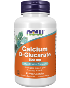 NOW Foods Calcium D-Glucarate 500 mg - 90 Veg Capsules