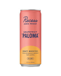 Recess Zero Proof Grapefruit Paloma Mocktail - Front view