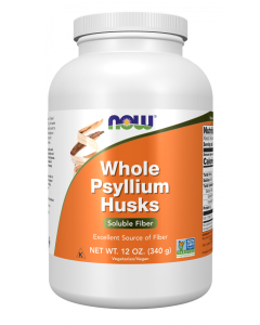 NOW Foods Psyllium Husks, Whole - 12 oz