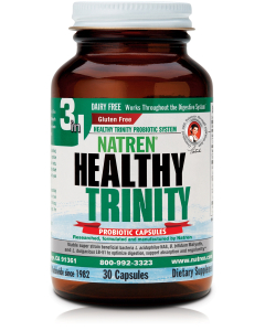 Natren Healthy Trinity Probiotic, 30 Capsules