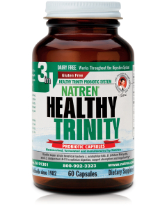 Natren Healthy Trinity Probiotic, 60 Capsules