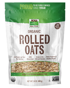 NOW Foods Rolled Oats, Organic - 24 oz.