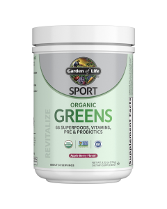 Garden of Life Sport Organic Greens Apple Berry Powder - Front view