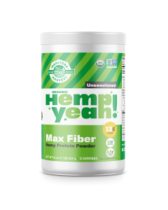 Manitoba Harvest Hemp Yeah! Max Fiber Hemp Protein Powder Unsweetened, 16 oz. 