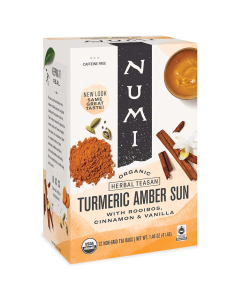 Numi Organic Tea Tumeric Amber Sun - Front view