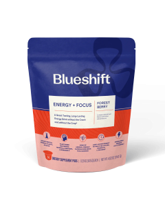 Blueshift Nutrition Energy + Focus Forest Berry - Front view