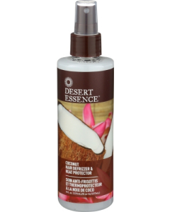 Desert Essence Coconut Hair Defrizzer & Heat Protector, 8.5 fl.oz.