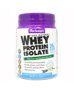 Bluebonnet Whey Protein Isolate Vanilla, 1 lb.