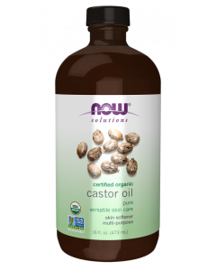 NOW Foods Castor Oil, Organic - 16 fl. oz.