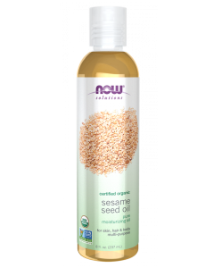 NOW Foods Sesame Seed Oil, Organic - 8 fl. oz.