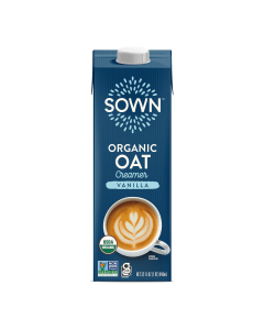 Sown Organic Vanilla Oat Creamer - Front view