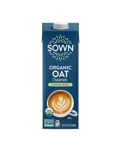 Sown Organic Unsweetened Oat Creamer - Front view