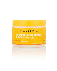 Alaffia Whipped Shea Butter & Coconut Oil Unscented - Front view