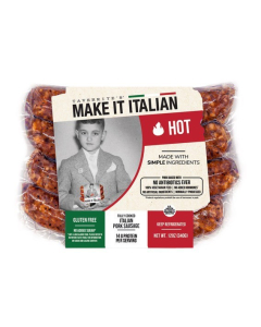 Make It Italian Hot Italian Pork Sausage, 12 oz.