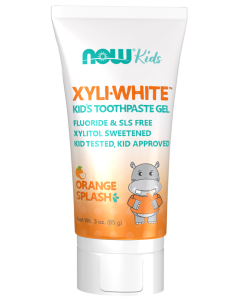 NOW Foods XyliWhite™ Orange Splash Toothpaste Gel for Kids - 3 oz.