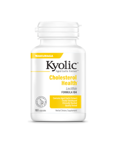 Kyolic Garlic Aged Formula 104 With Lecithin, 100 Capsules - Front view