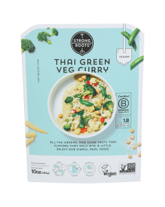 Strong Roots Thai Green Curry Frozen Entrée, 10 oz.