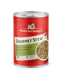 Stella & Chewy's Gourmet Duck, Carrot & Spinach Stew for Dogs - Front view