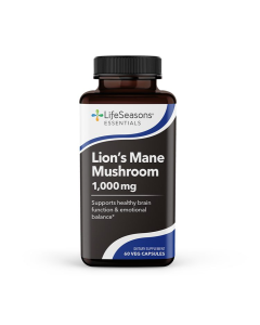 LifeSeasons Lion's Mane Mushroom 1000mg - Front view